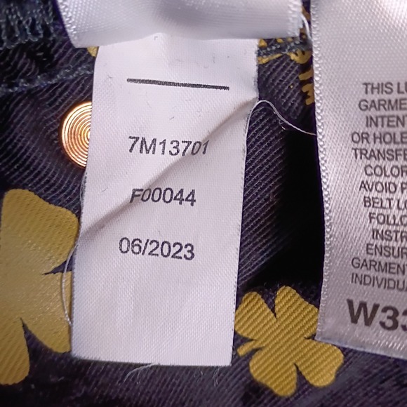 Guinness x Lucky Brand 223 Straight Leg Jeans Mens 33x32 Dark Wash Blue Denim - Picture 12 of 15